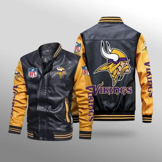 Minnesota Vikings Leather Jacket JC78