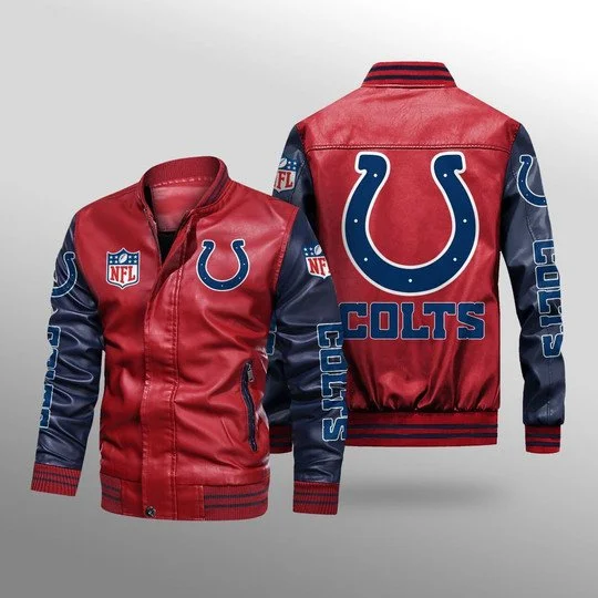 Indianapolis Colts Leather Jacket UZ37