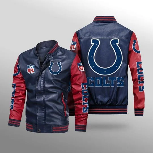 Indianapolis Colts Leather Jacket TJ74