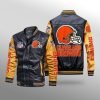 Cleveland Browns Leather Jacket BI85
