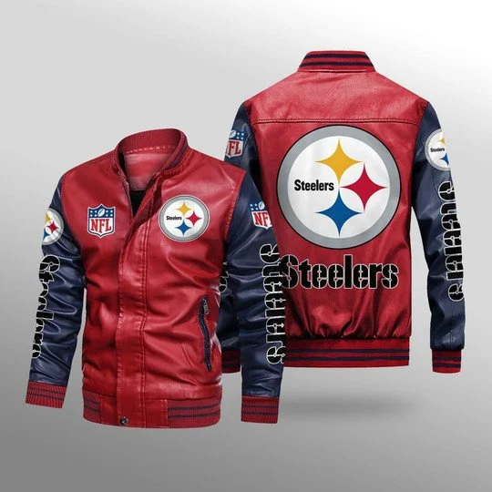 Pittsburgh Steelers Leather Jacket FK30