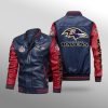 Baltimore Ravens Leather Jacket BB88