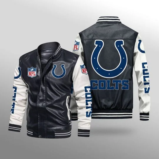 Indianapolis Colts Leather Jacket IH73