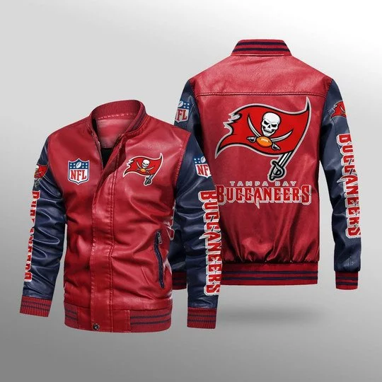 Tampa Bay Buccaneers Leather Jacket IX38
