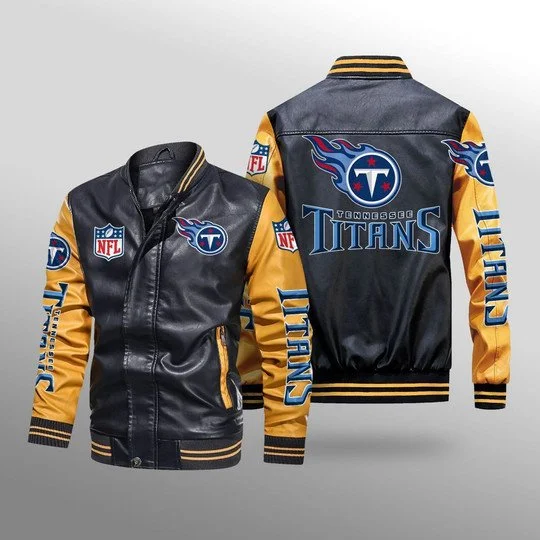 Tennessee Titans Leather Jacket LH96