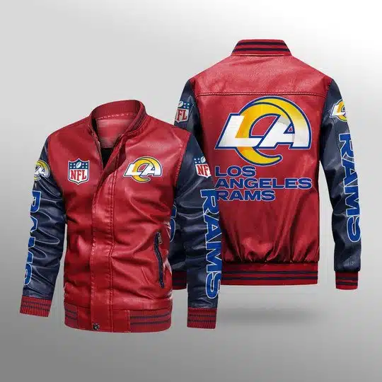 Los Angeles Rams Leather Jacket PP66