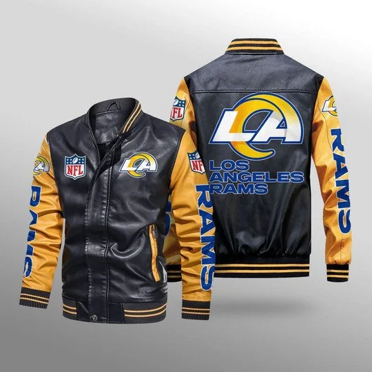 Los Angeles Rams Leather Jacket LV31