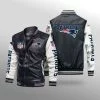 New England Patriots Leather Jacket LB34