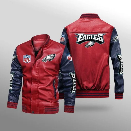 Philadelphia Eagles Leather Jacket JT39