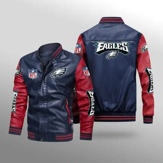 Philadelphia Eagles Leather Jacket KT38