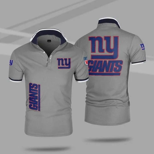New York Giants Polo T-Shirt Full Size NF83 - Image 5