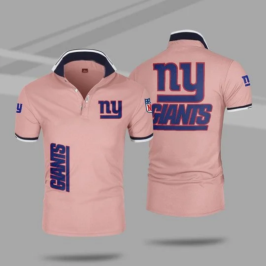 New York Giants Polo T-Shirt Full Size NF83 - Image 4
