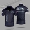 Seattle Seahawks Polo T-Shirt Full Size LE21