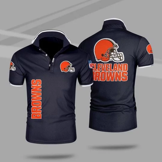 Cleveland Browns Polo T-Shirt Full Size HV84