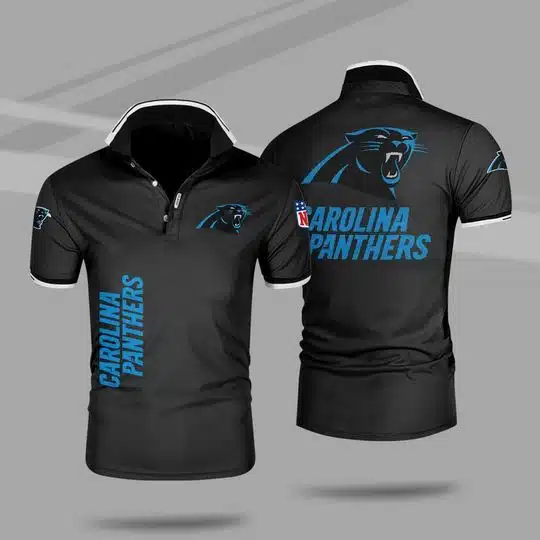 Carolina Panthers Polo T-Shirt Full Size UT34