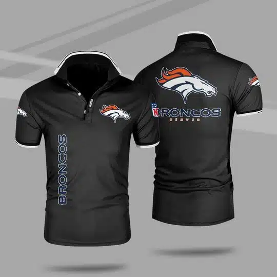 Denver Broncos Polo T-Shirt Full Size OC46
