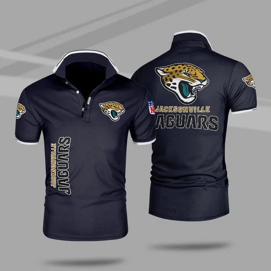 Jacksonville Jaguars Polo T-Shirt Full Size SF39