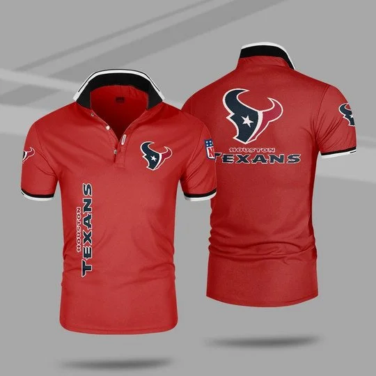 Houston Texans Polo T-Shirt Full Size OI38
