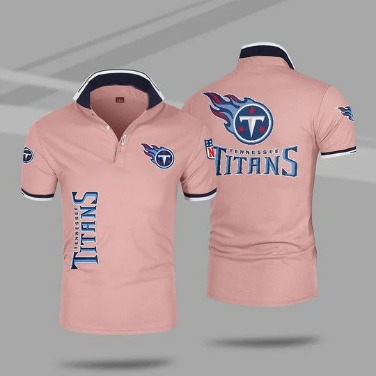 Tennessee Titans Polo T-Shirt Full Size KV72