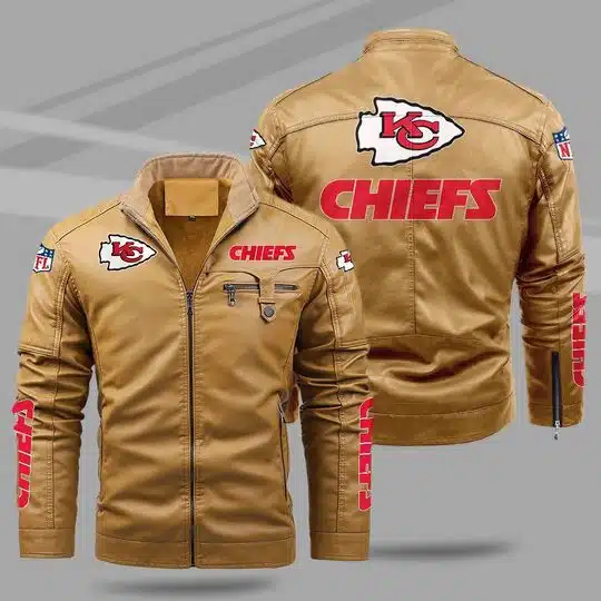 Kansas City Chiefs Leather Jacket PE47
