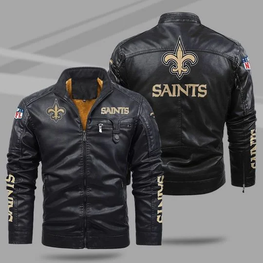New Orleans Saints Leather Jacket RV82