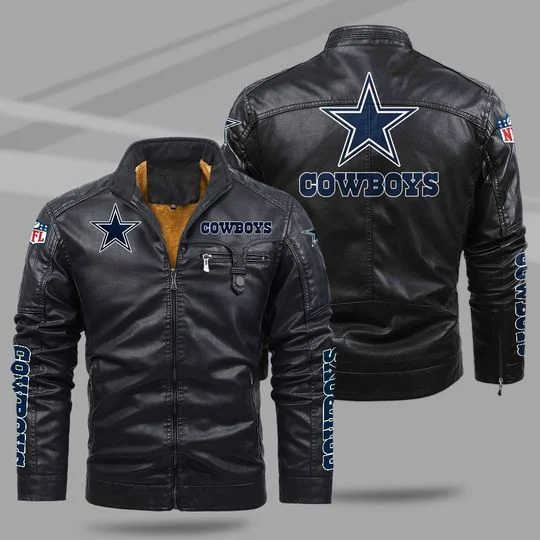 Dallas Cowboys Leather Jacket TZ08