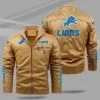 DETROIT LIONS LEATHER JACKET EV52