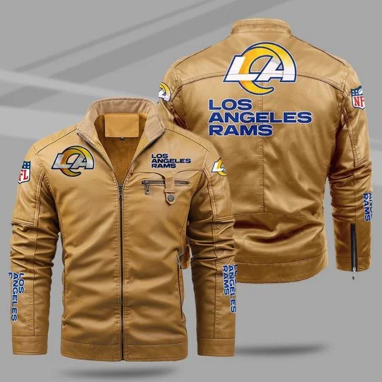 Los Angeles Rams Leather Jacket NX03