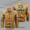 New York Jets Leather Jacket UZ91