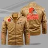 Cleveland Browns Leather Jacket AJ73