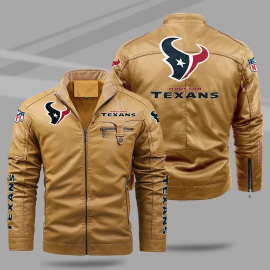 Houston Texans Leather Jacket AL07