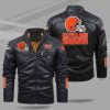 Cleveland Browns Leather Jacket NY31