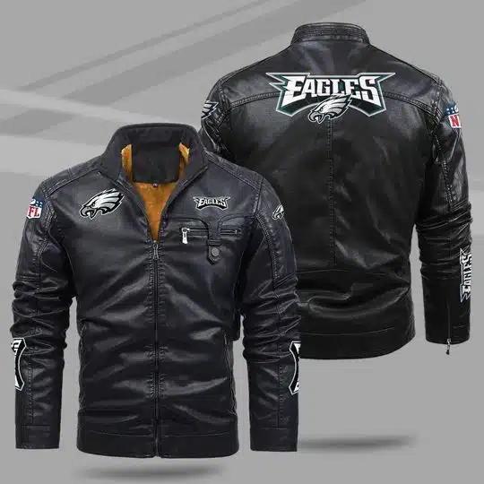 Philadelphia Eagles Leather Jacket PU77