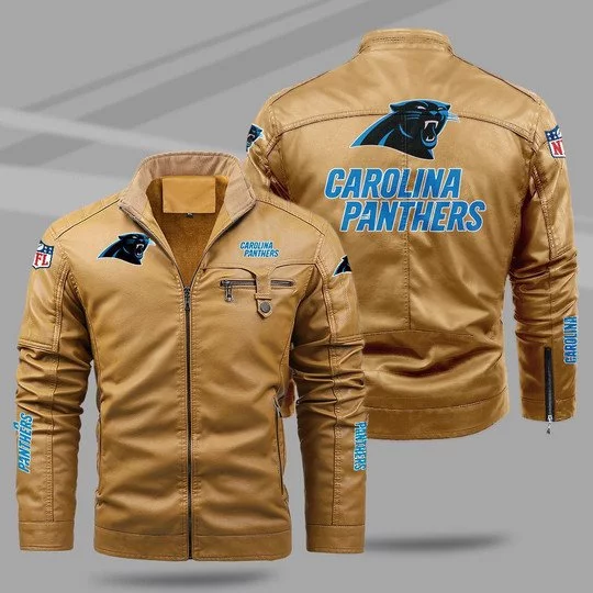 Carolina Panthers Leather Jacket QM89