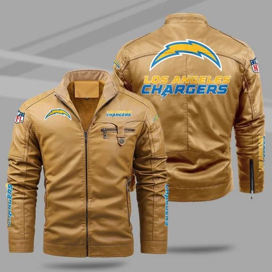 Los Angeles Chargers Leather Jacket FM81