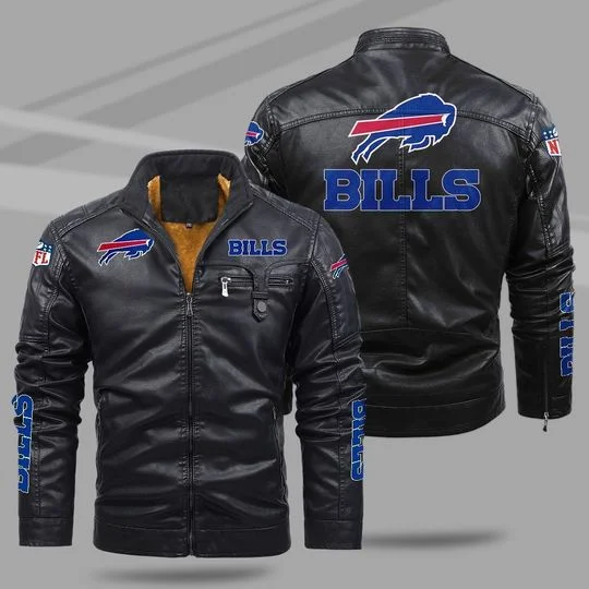 Buffalo Bills Leather Jacket IU34
