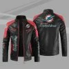 Miami Dolphins Leather Jacket ME81