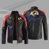 Los Angeles Rams Leather Jacket VU36
