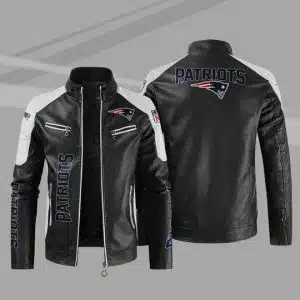 New England Patriots Leather Jacket OA36