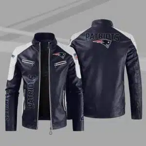 New England Patriots Leather Jacket FV24