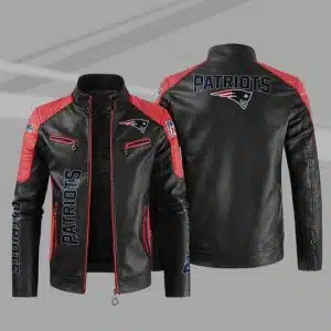 New England Patriots Leather Jacket NV26