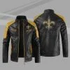 New Orleans Saints Leather Jacket MI30