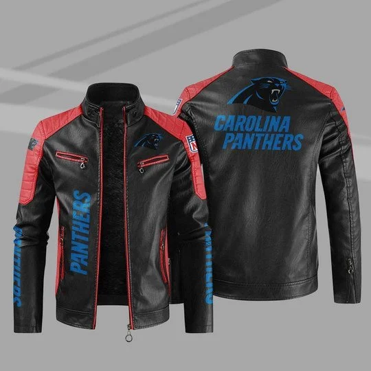Carolina Panthers Leather Jacket NW69