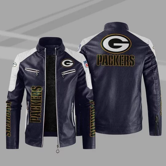 Green Bay Packers Leather Jacket IT53