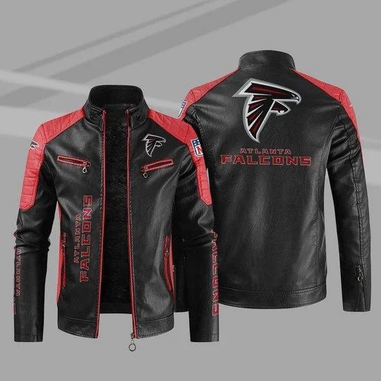 Atlanta Falcons Leather Jacket JJ12