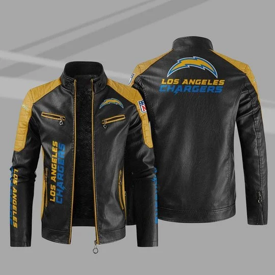 Los Angeles Chargers Leather Jacket JI28
