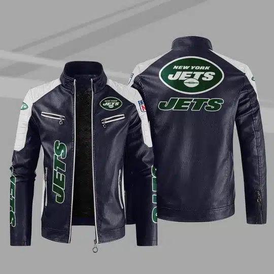 New York Jets Leather Jacket EW82