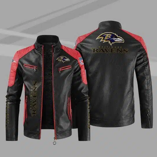 Baltimore Ravens Leather Jacket UG49