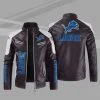 Detroit Lions Leather Jacket RJ85