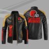 Cleveland Browns Leather Jacket VH53